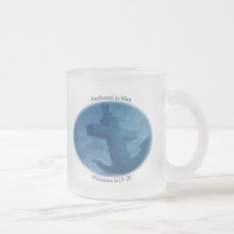 Anchored in Him Mugs