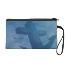 Anchored in Him Wristlet