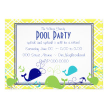 Anchors-a-Whale Personalized Invitation