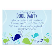 Anchors-a-Whale Personalized Invitation