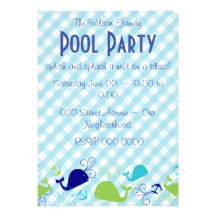 Anchors-a-Whale Personalized Invitation
