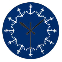 Anchors wall clocks