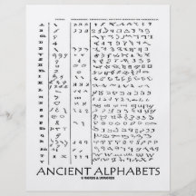 Ancient Alphabets Flyer