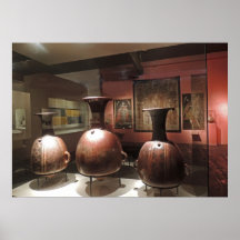 Ancient Artifacts in a Peruvian Museum Posters