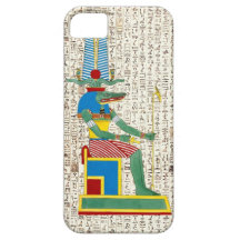 Ancient Egyptian God Sobek Hieroglyphics Design iPhone 5 Case