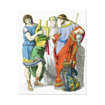 Ancient Greeks Gallery Wrapped Canvas