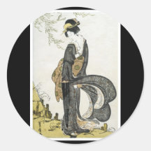 Ancient Japanese Art Sticker