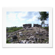 Ancient Mayan Ruins Photographic Print
