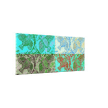 Ancient PopArt Birds Canvas Gallery Wrap Canvas