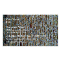 Ancient Stone Wall Texture Business Cards