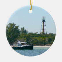 Anclote Key Lighthouse Christmas Ornaments