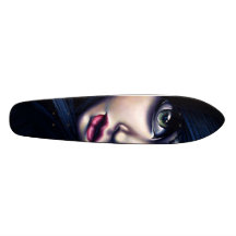 "And A Shadow Falls On Half Her Face"  Deck Skate Board