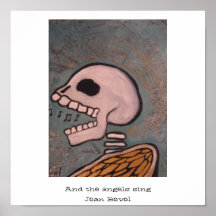 And the angels sing poster