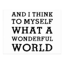 And Wonderful World Post Cards
