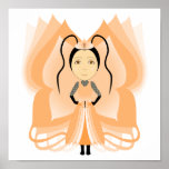 Andesine Butterfly Princess Poster