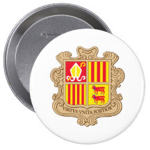 Andorra Coat of Arms Button