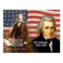 Andrew Jackson - 7th President of the U.S. Post Card