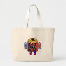 ANDROID 2012 by Navin Joshi Canvas Bags