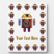 ANDROID - Customise Replace Text n Centre Image Plaque
