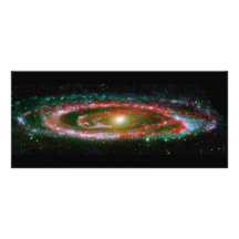 Andromeda Galaxy Full Color Rack Card