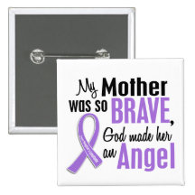 Angel 1 Hodgkins Lymphoma Mother Button