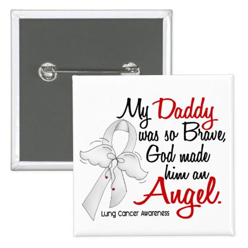 Angel 2 Daddy Lung Cancer Pin