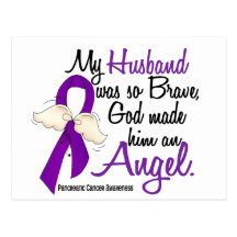 Angel 2 Husband Pancreatic Cancer Postcards