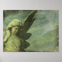 Angel and Textures Poster