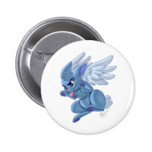 Angel Bunny Button
