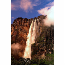Angel Falls on Auyan Tepui, Venezuela Photo Cutouts