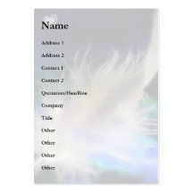 Angel Feather and Heart! Business Card