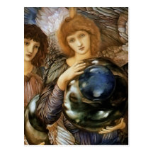Angel from "Creation of Days" by Burne-Jones Post Card