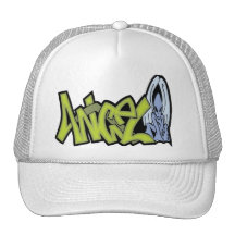 Angel graffiti trucker hats
