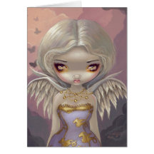 "Angel in Lilac" Greeting Card