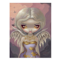 "Angel in Lilac" Postcard