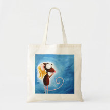 Angel Mouse Canvas Bags