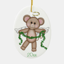 Angel Mouse Christmas Tree Ornaments