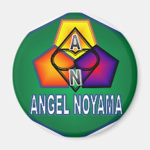 ANGEL NOYAMA.png Refrigerator Magnet