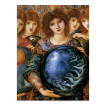 Angel of Creation by William Burne-Jones Post Card
