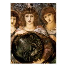 Angel of Creation by William Burne-Jones Postcard