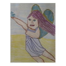 Angel of Happiness postcard