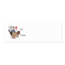 Angel Of Wild Animals Gift Tags Business Card Templates