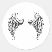 Angel wings stickers