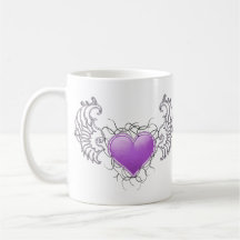 Angelic Crystal purple Mugs