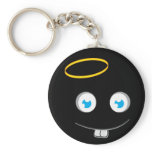 angelic expression smile keychain keychains