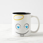 Angelic expression smile tea mug