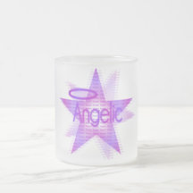 Angelic Star - Frosted Glass Mug