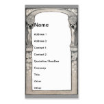 Angels Bearing Greek Crosses Frame Business Card Template