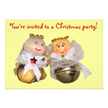 Angels Christmas Party Invitation