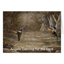 Angels Dancing for the Lord Card